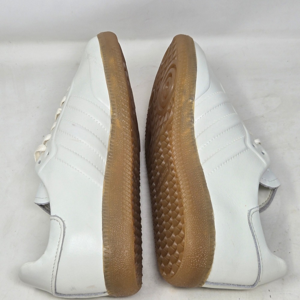 Adidas Samba Barneys New York White Leather Gum Sole Mens Sneakers Size 8 - Picture 8 of 11